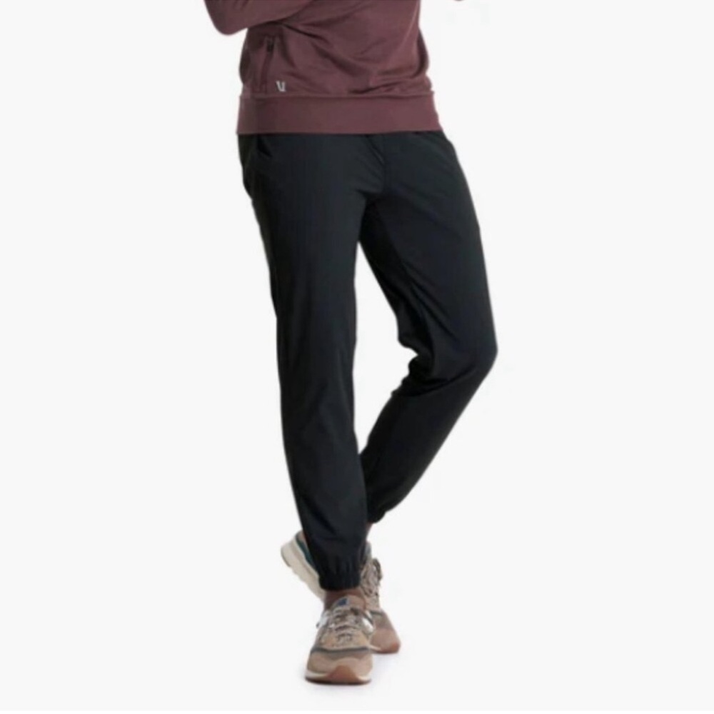 Vuori Fleet Jogger Pants Black V444‎ Zip Pocket Size Medium
